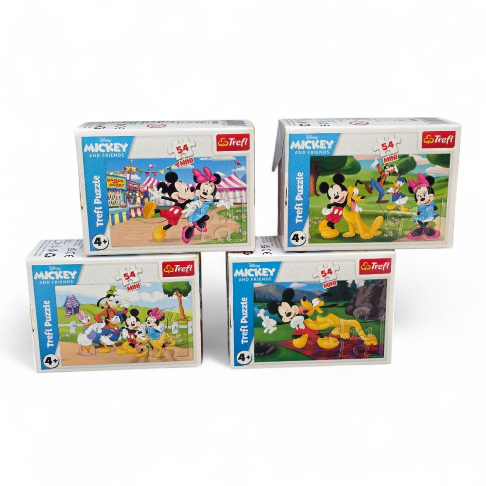 009260 Puzzle 54 mini "Crazy Adventures of Mickey Mouse"