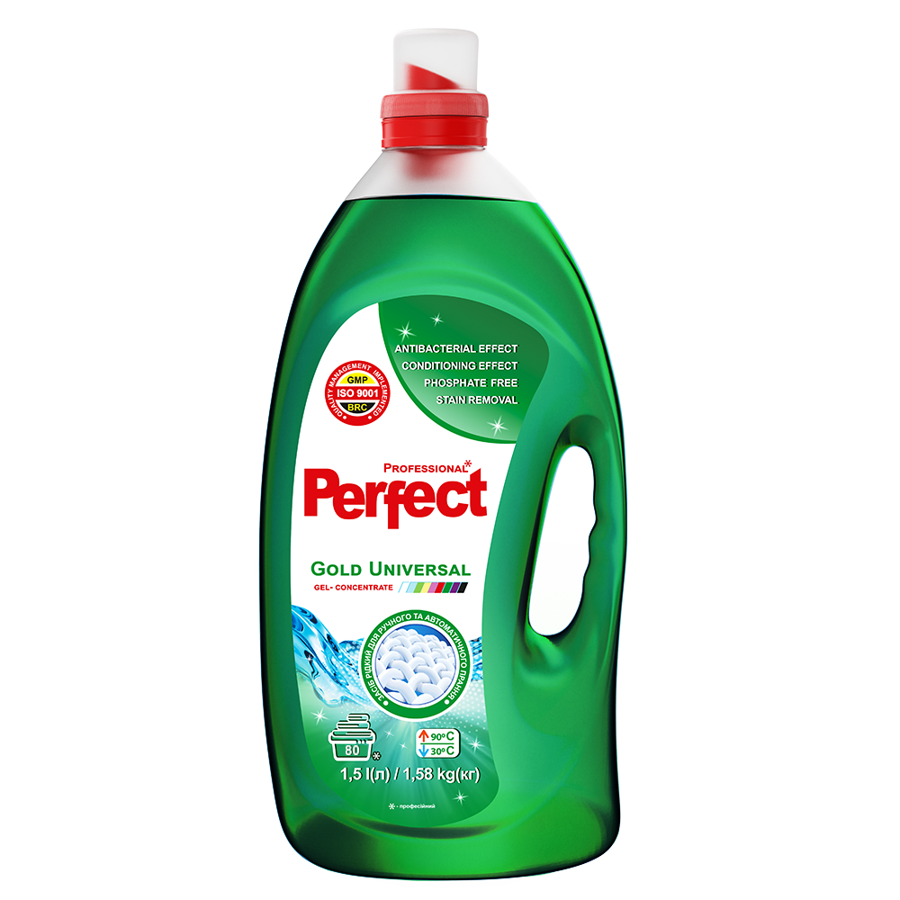 010563 Detergent lichid de rufe PERFECT Gold - UNIVERSAL 1500 ml