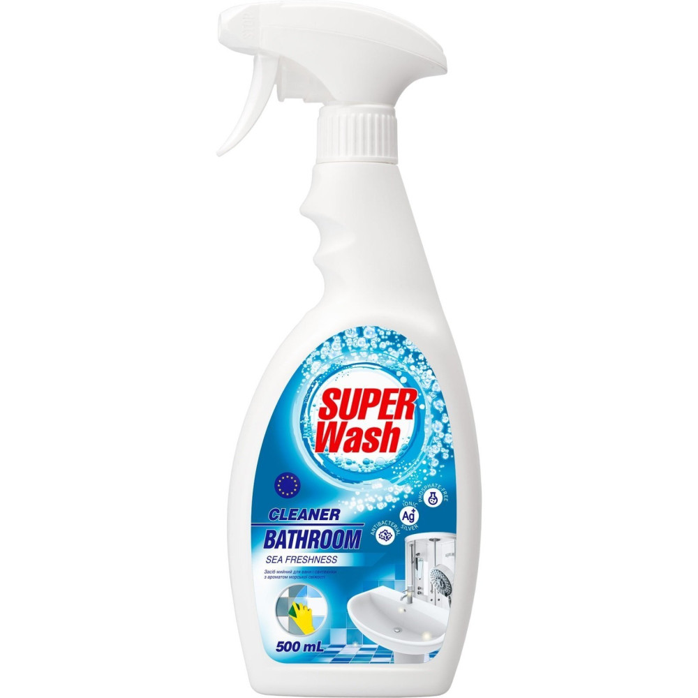 010667 Detergent pentru baie și sanitare "SUPER WASH" 500 ml (pulverizator)