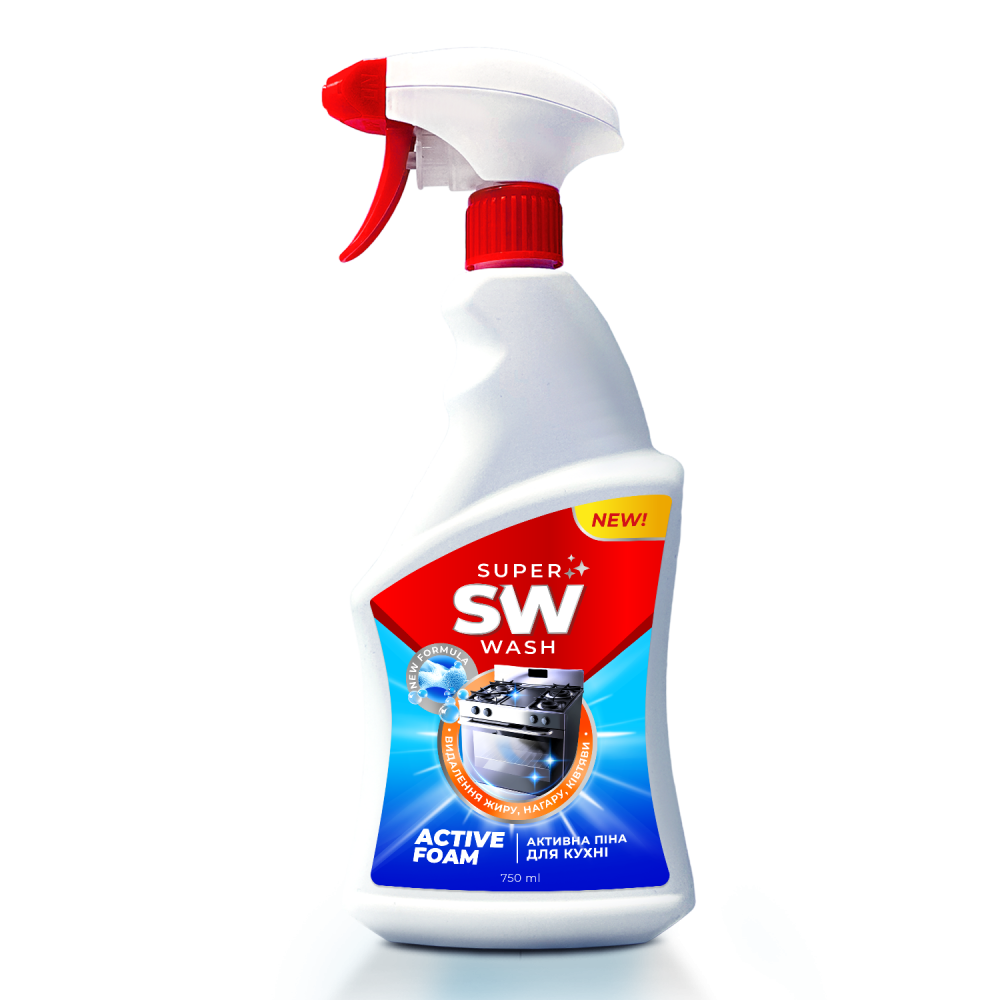 010664 Detergent de bucătărie Spumă activă "SUPER WASH" 750 ml