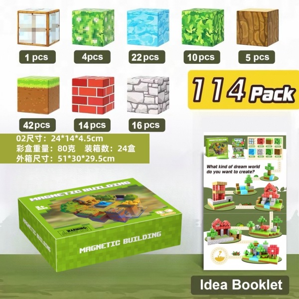 008435 Constructor magnetic 114pcs