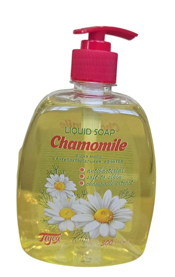 010606 Săpun lichid "Pusea" 500 ml - Mușețel  (cu dozator)