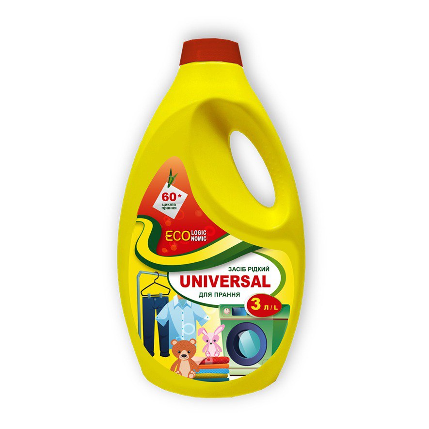 010677 Detergent lichid de rufe "EKOnom" UNIVERSAL 3L