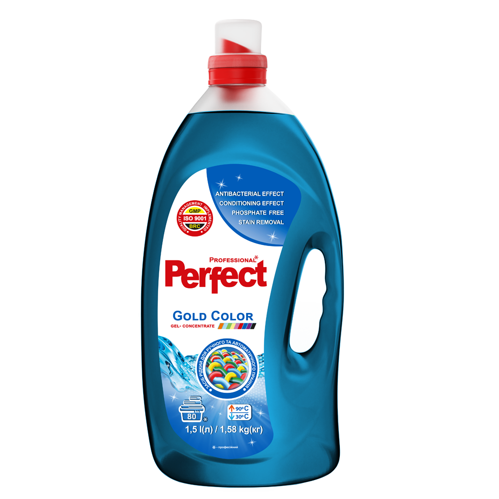 010562 Detergent lichid de rufe PERFECT Gold - Color 1500 ml