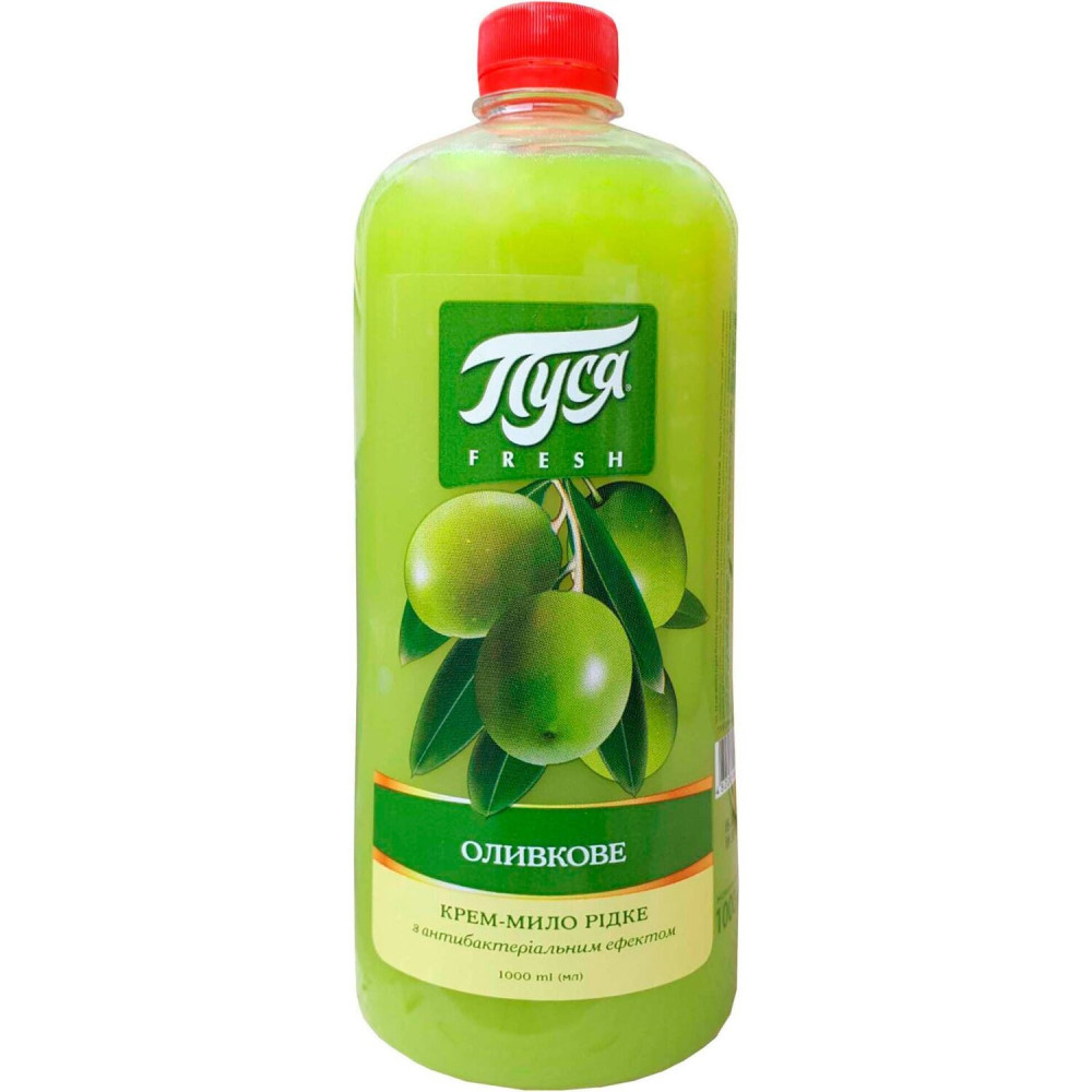010611 Săpun lichid cremă"Pusea" Fresh 1000 ml - Măslină