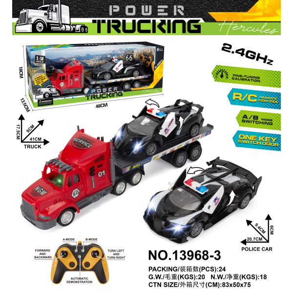 011147 Masina 2in1 cu R/C cu lumina
