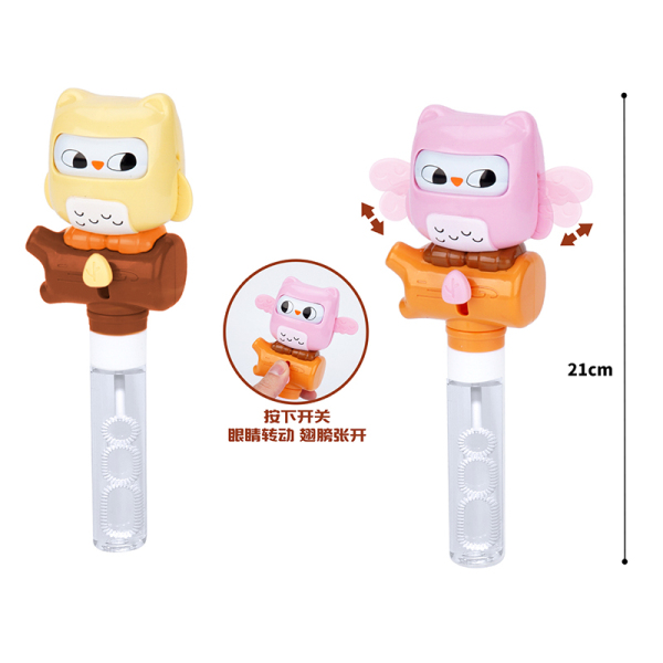 011057 Bule de sapun cu figurina Bufnita (set 12buc)