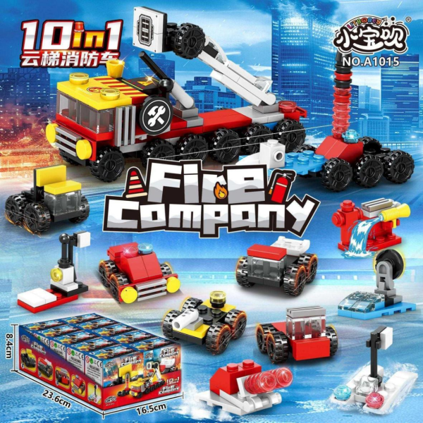 011034 Constructor Pompieri (set 10buc)