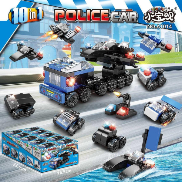 011035 Constructor Politia (set 10buc)