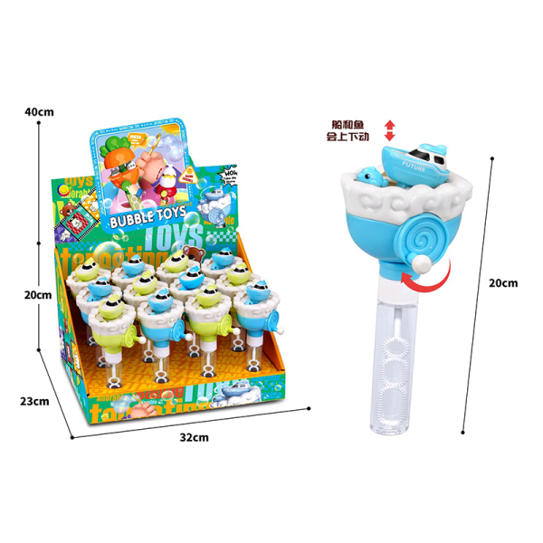 011058 Bule de sapun cu figurina (set 12buc)
