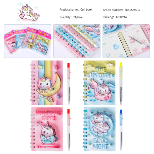 011083 Carnet cu pix A7 (set 24buc)