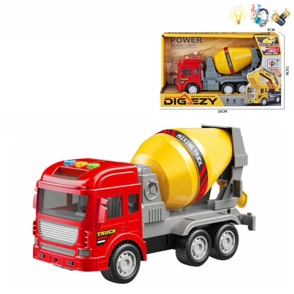 011621 Autospeciala Mixer Truck cu muzica si lumina
